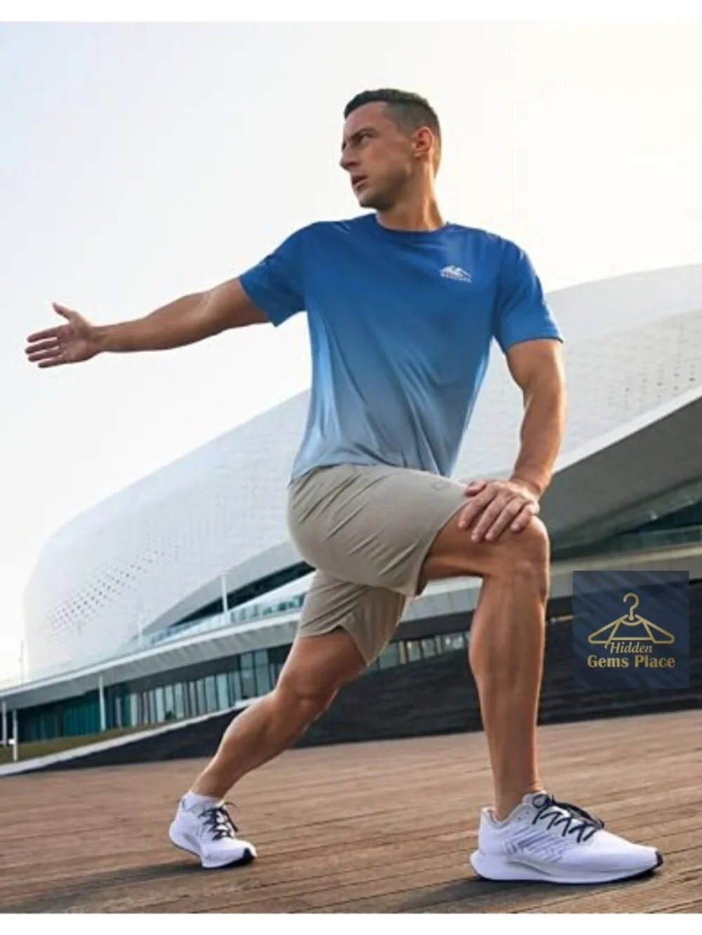 Men's UPF 50+ Sun Protection Swim Shirt Rash Guard Quick Dry 4-Way Stretch